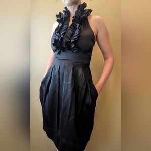BCBGMAXMARA Silk Halter Dress Size 4